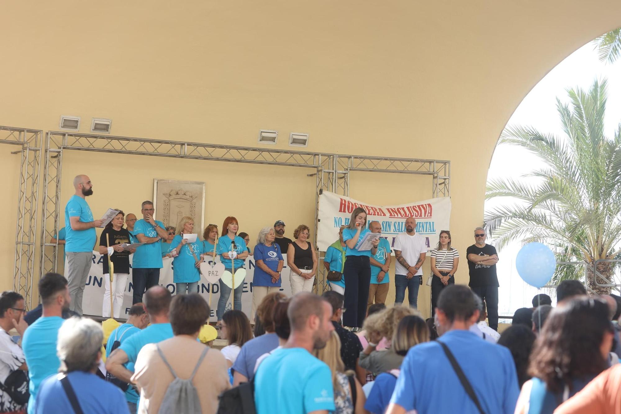 Demonstration for mental health in Alicante