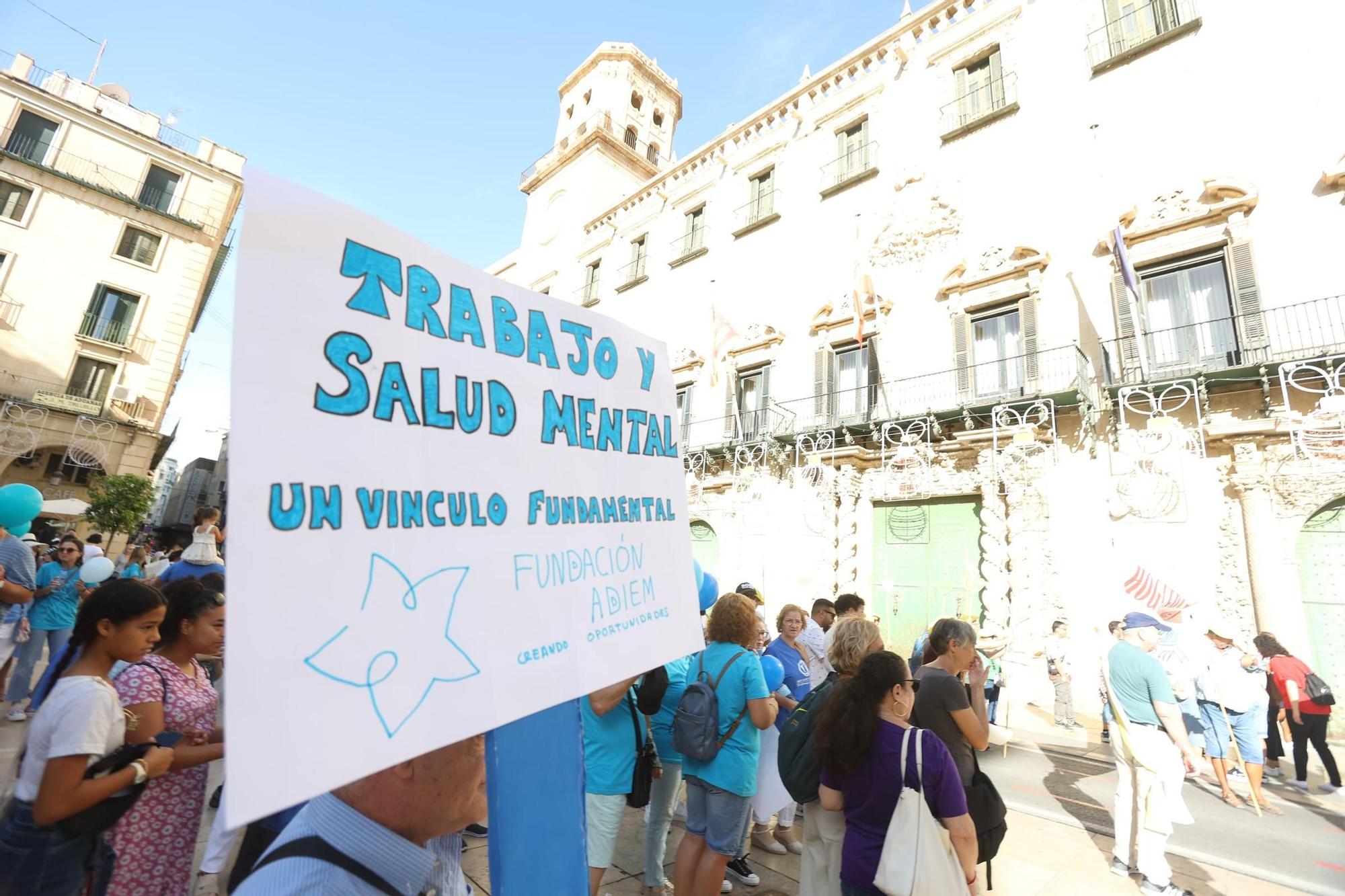 Demonstration for mental health in Alicante