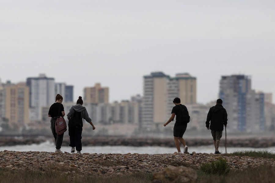 young people walk