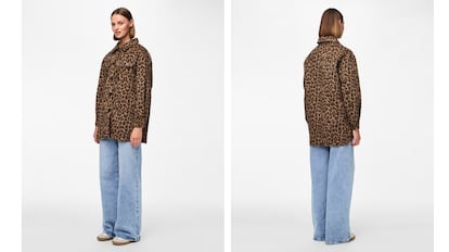 Leopard jacket from El Corte Inglés.